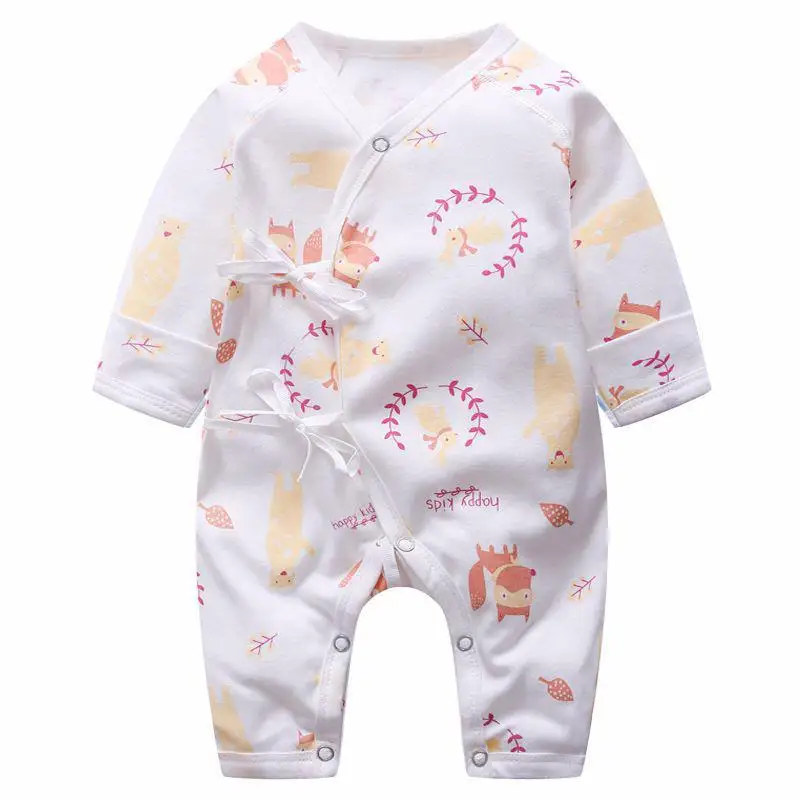 Г. Новая Стильная летняя одежда для малышей одежда с короткими рукавами хлопковый комбинезон для маленьких мальчиков и девочек от 0 до 12 месяцев, костюм для новорожденных Детский комбинезон - Цвет: gold