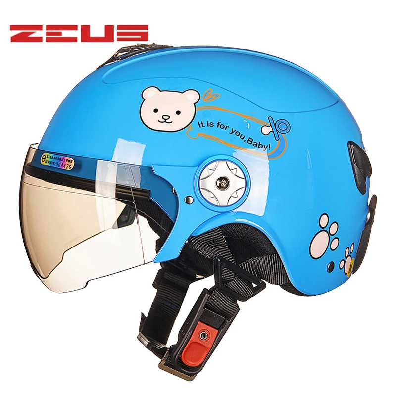 Loveless bear детский самокат moto rcycle шлем Zeus для мальчиков и девочек, мото Электрический велосипед capacete для детей