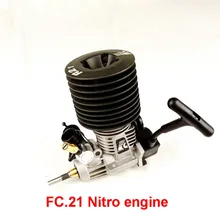Force.21 Тяговый стартер(задний выхлоп) нитро двигатель для 1/8 масштаб rc Nitro buggy/truggy/грузовик, Fit Nitro power rc автомобиль