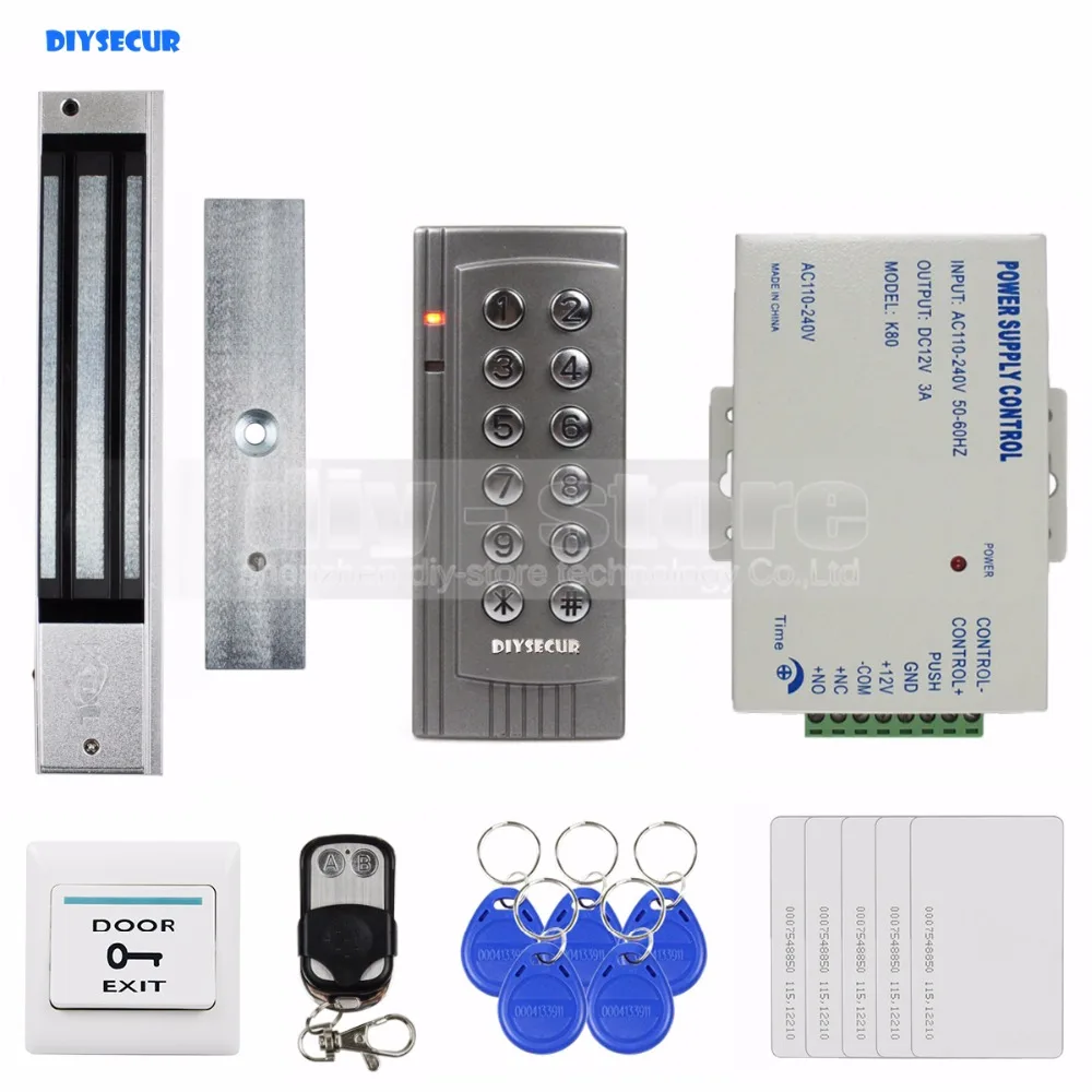 DIYSECUR пульт дистанционного управления 125 кГц RFID EM считыватель клавиатуры Система