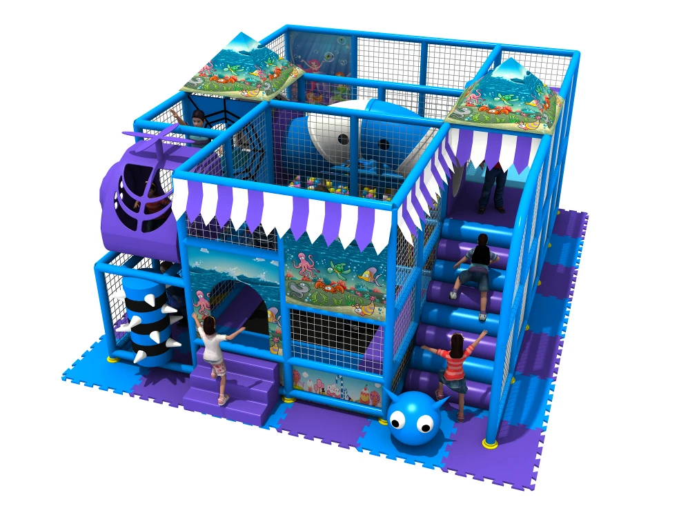 Ce 認定子供迷路オーシャン海のテーマ屋内ソフト遊び場おもちゃ Ylw In Playground Toys Soft Playgroundindoor Soft Playground Aliexpress