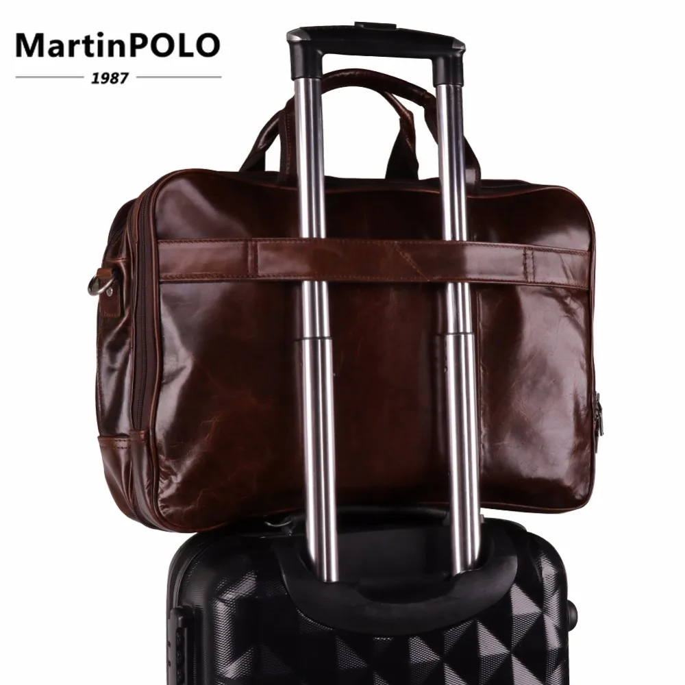 

Travel Bag Men Genuine Leather Multi-Function Weekend Bag Large Duffle Bag Tote Business Men's Travel Luggage Bag High Quality