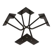 Free shipping -6″table feet multicolor- Two-Rod Hairpin Table Legs,-set of 4-Vintage Metel,box leg cabinet sofa bed metal chairs
