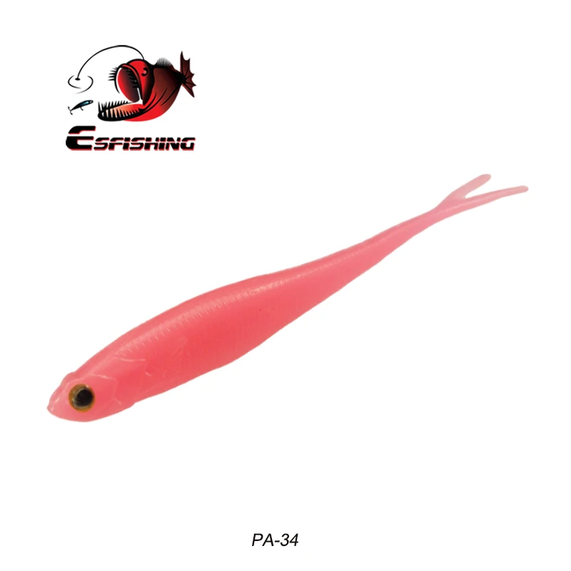 Esfishing рыболовные приманки Real Shad 130 мм 6 шт. пластиковые приманки Китай Swimbait снасти Swimbait Shad приманки для рыбалки форели - Цвет: PA34