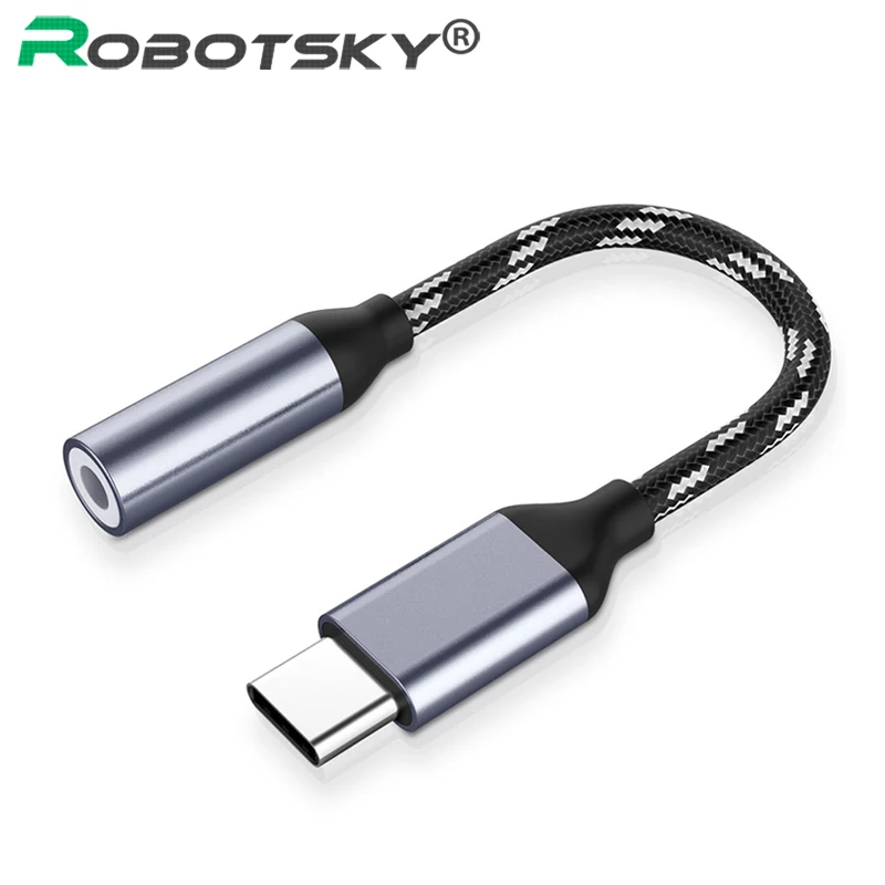Новый кабель для наушников с разъемом типа c 3 5 USB C на мм AUX аудиоадаптер Huawei mate 10 P20