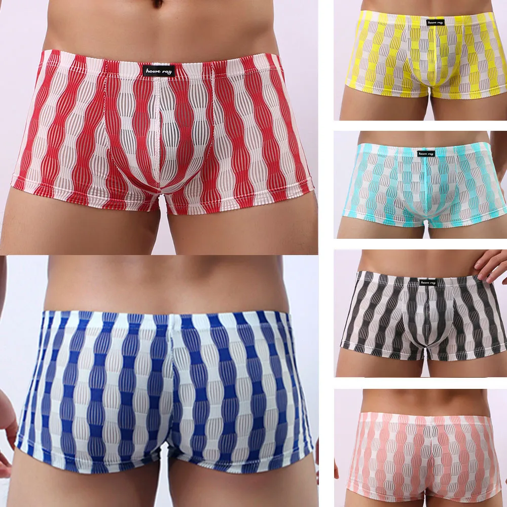 Hot Fashion New Mens Underwear Boxer Sexy Comfortable Breathable Underpant Nightwear Sleepwear