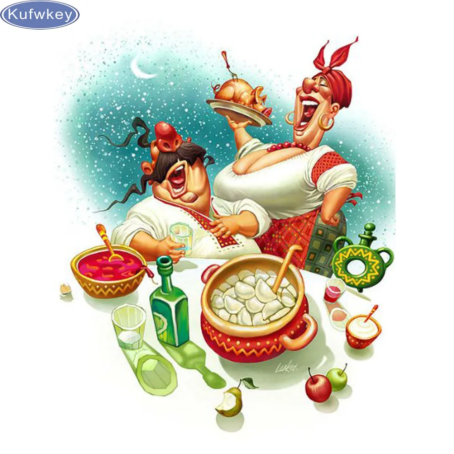 

5D Diy full Square diamond painting Cross stitch big dinner diamond embroidery Rhinestone Mosaic diamond mazaika,home decor
