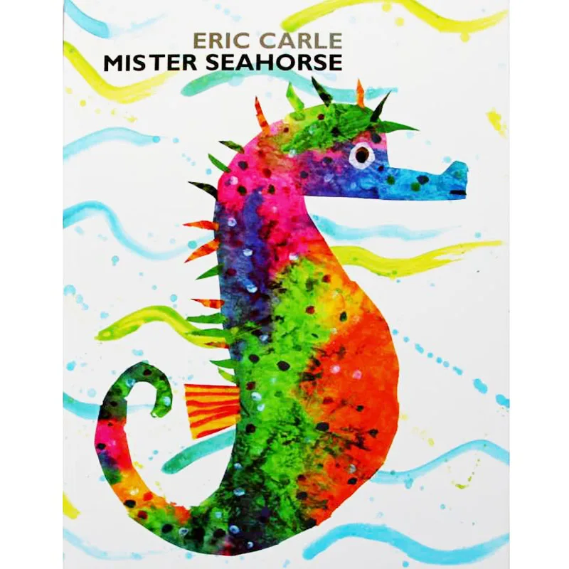 Mister Seahorse By Eric Carle Educational English Picture Book Learning