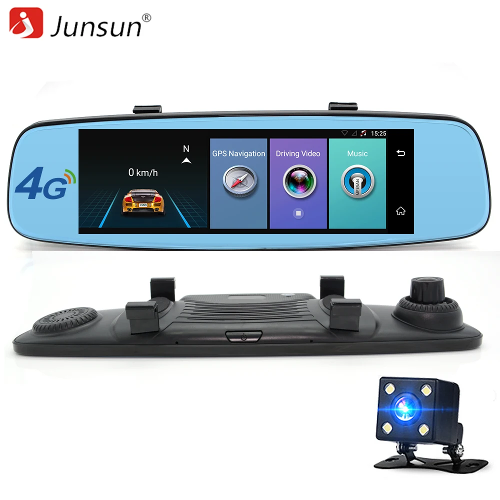 Junsun 4G ADAS font b Car b font DVR Camera Digital Video recorder mirror 7 86