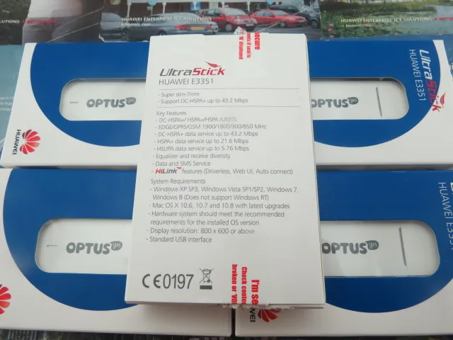Discount Lot of 10pcs Huawei Unlock Code Optus E3351 USB Modem Pocket Wifi Dongle 3