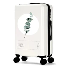 Модная багажная тележка с цветочным узором на колесиках, Дорожный чемодан 20 24 дюймов, брендовая дорожная тележка для багажа, чемодан