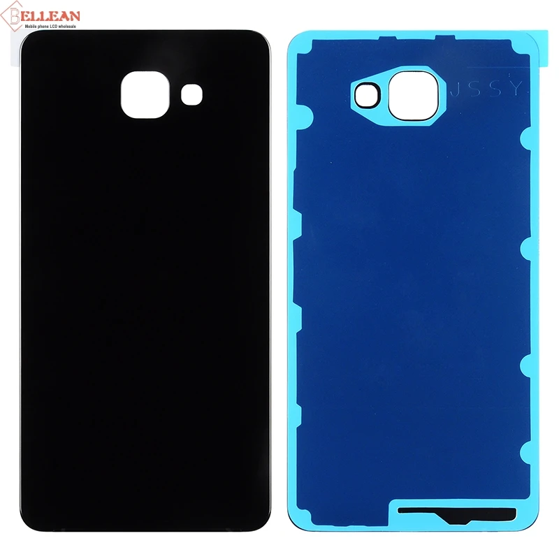 

1PCS HH For Samsung A910 A9 2016 Back Battery Cover Rear Door Housing A9 Pro Back Housing Rear Glass Door Case Free Russian