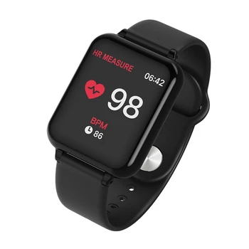 

696 B57 smart watch IP67 waterproof smartwatch heart rate monitor multiple sport model fitness tracker man women wearable