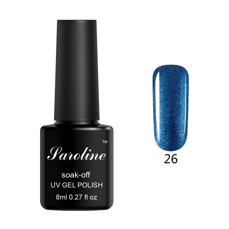 Saroline Sugar Effect Nail Semi Permanent Beauty 29 цветов Обычный Гель лак для ногтей отмачиваемый гель