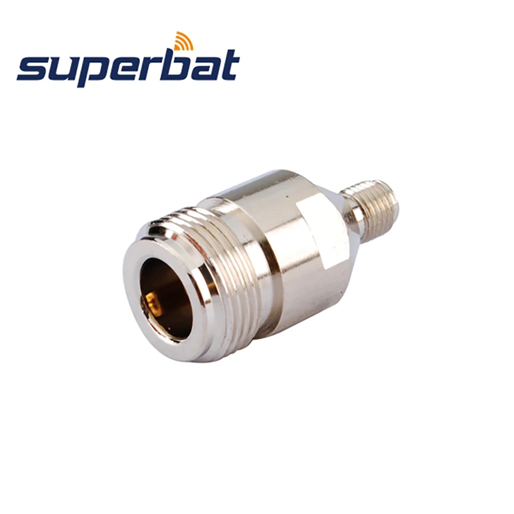 Superbat 5pcs SMA-N Adapter RP-SMA Jack(male pin) to N Female Straight RF Coaxial Connectot