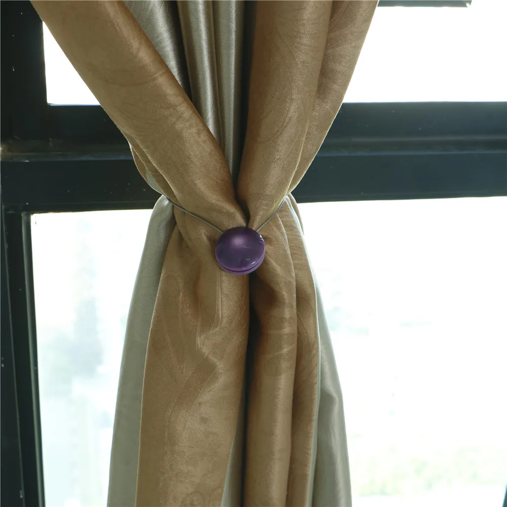 Gold Leaf White Rose Design Ribbon Magnetic Curtains Tieback Magnet Curtain Holdback Hook Window Curtain Accessories
