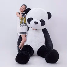 100-260cm panda gigante grande peluche urso pele unstuffed brinquedos de pelúcia animais de pelúcia panda urso pele brinquedos crianças meninas amor presente