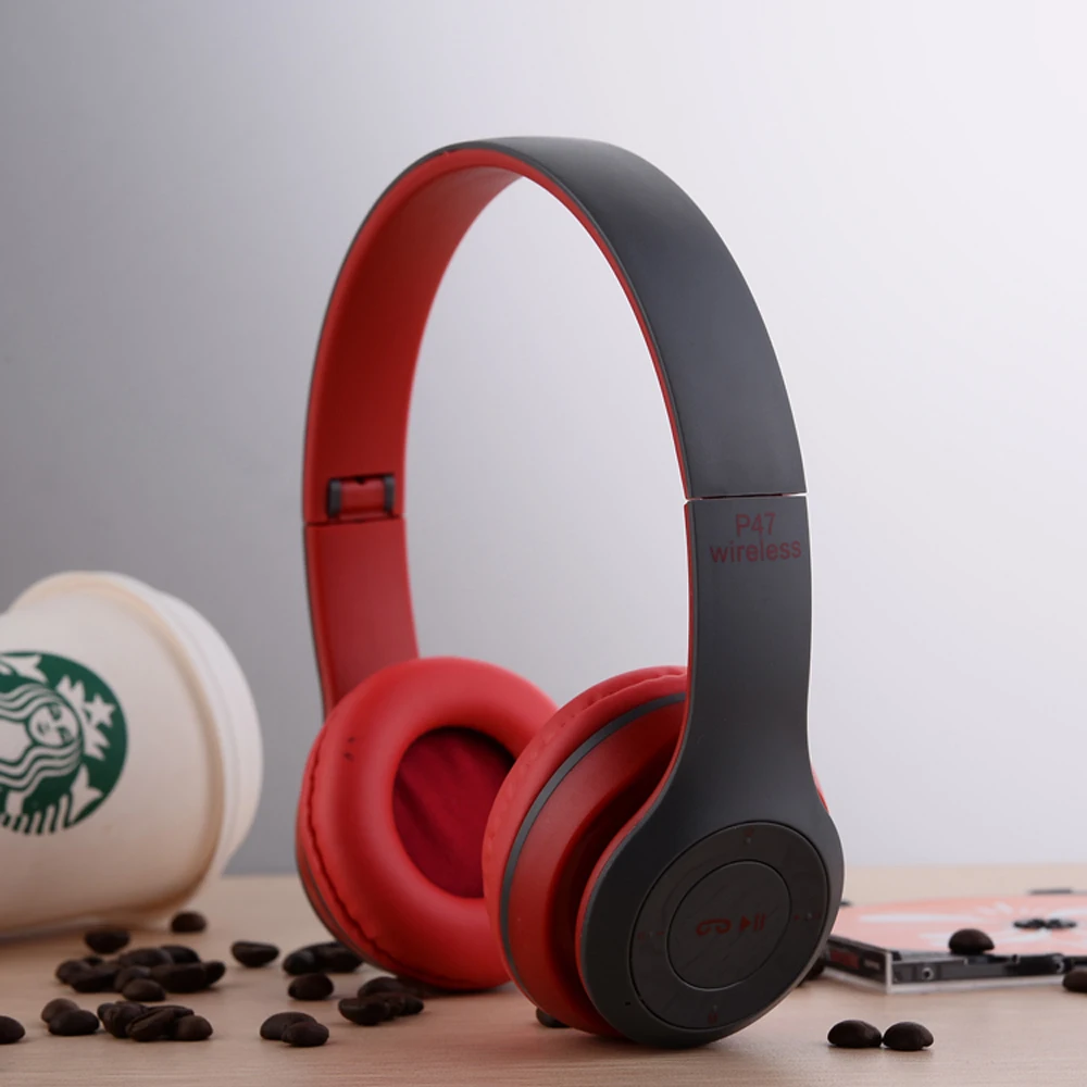 

Stereo Handsfree Headfone Casque Audio Bluetooth Headset Earphone Cordless Wireless Headphone for Computer PC Aux Head Phone Set