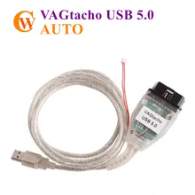 VAGtacho USB 5 0 For NEC MCU 24C32 or 24C64 NEW Key Programming Feature For VAG