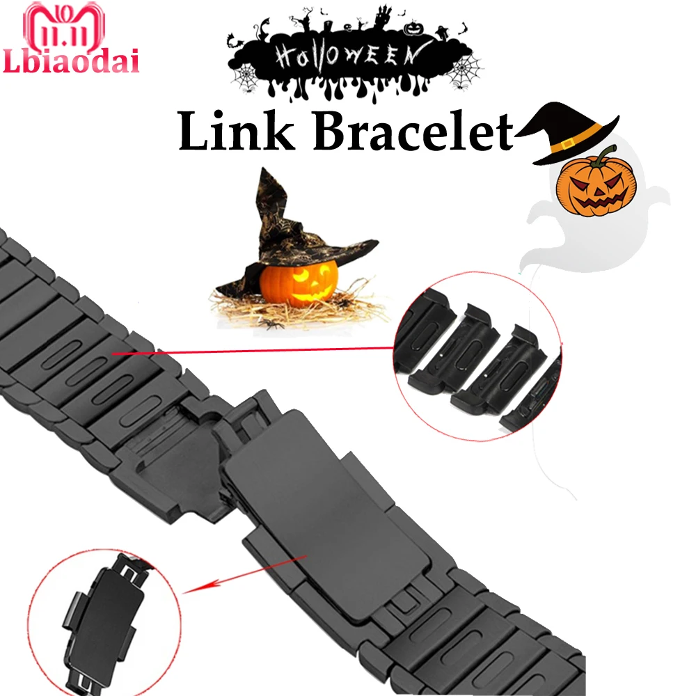 

Stainless Steel strap for apple watch band 42mm 44mm 40mm 38mm Watchband Link Bracelet wristwatch Belt for iwatch Series 4 3 2 1