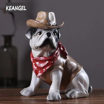 

Dog Decoration Resin Crafts Porch Decorations Living Room Wine Cabinet Home Small Furnishings Cute Creative Gifts