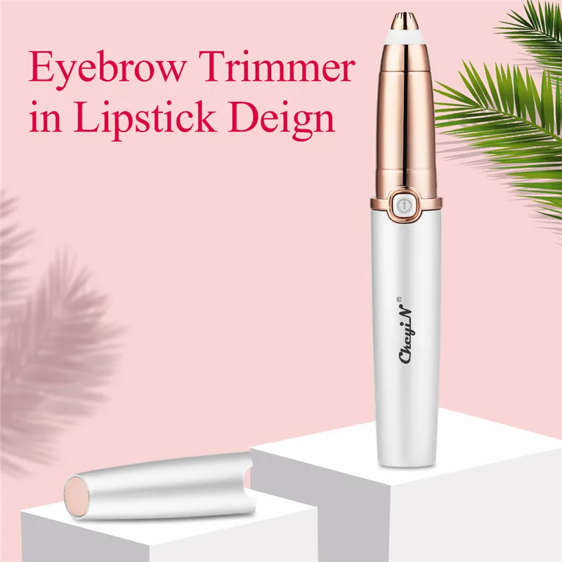 Electric Eyebrow Trimmer Epilators Face Eyebrow Hair Remover Epilator Shaver Razor Stainless Steel Blade Women Shaving Machine
