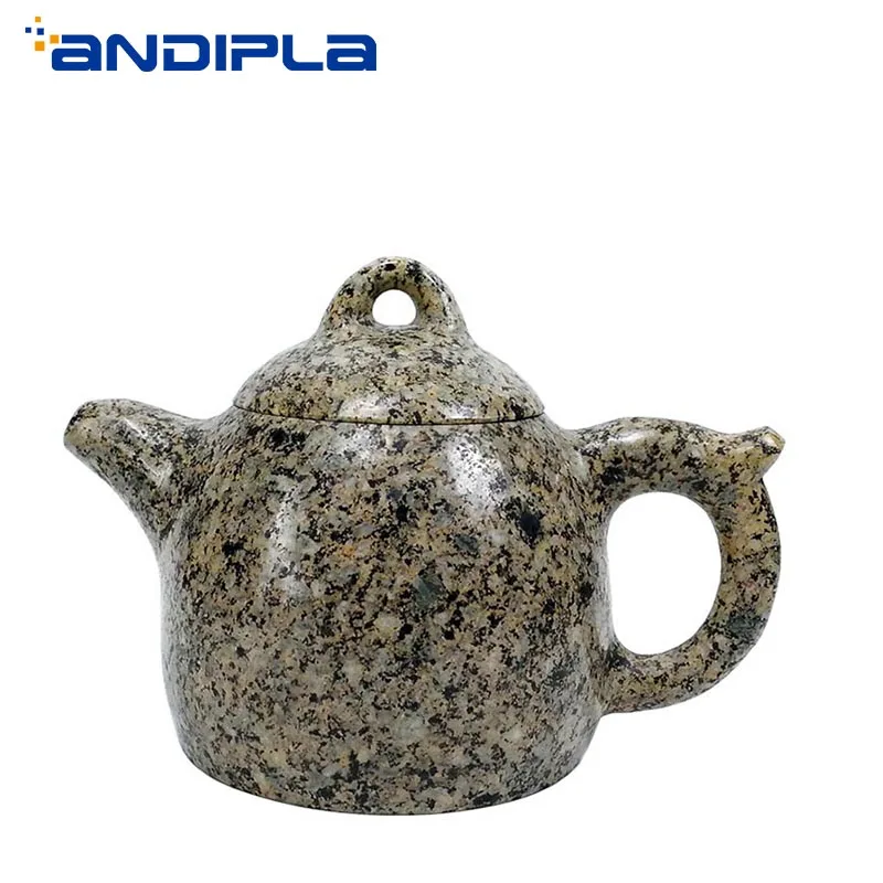 270 мл долговечность натуральный медицинский камень Чайник Китайский здоровье чайный набор кунг-фу Qinquan горшок винтажная резьба креативный домашний декор
