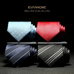 2018 высокое качество Для мужчин s галстук мода вечернее Бизнес Галстуки для Для мужчин вечерние свадебные классические 8 см тонкий