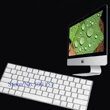 Нам раскладка клавиатуры силиконовые Волшебная клавиатура протектор кожного покрова для Apple MacBook Планшетные ПК компьютер с надписями на английском языке Magic 2 Bluetooth клавиатура крышка