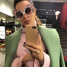 Steampunk gafas de Sol Mujeres Diseñador de la Marca Vintage de Gran Tamaño Gafas de Sol Para Damas Mujer Espejo de Sombra Gafas De Sol UV400 Oculos