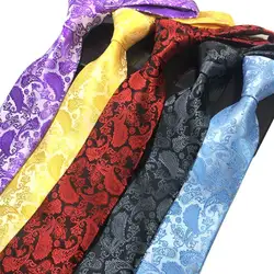 Мужской галстук с рисунком, набор, новая мода, роскошный, 9*145 см, высокое качество, Цветочный, кешью темпера, мужской t галстук для свадебной