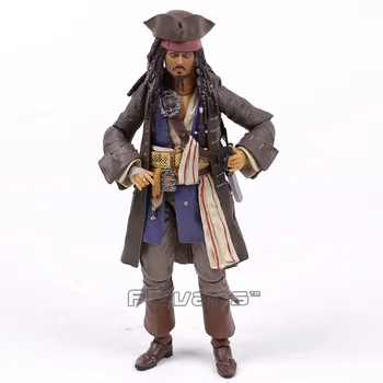 

Pirates of the Caribbean Captain Jack Sparrow PVC Action Figure Collectible Model Toy 15cm