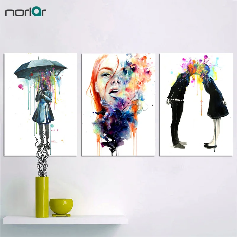 Art Canvas Print Poster Lora Zombie Big Bang Kiss Painting Art Print