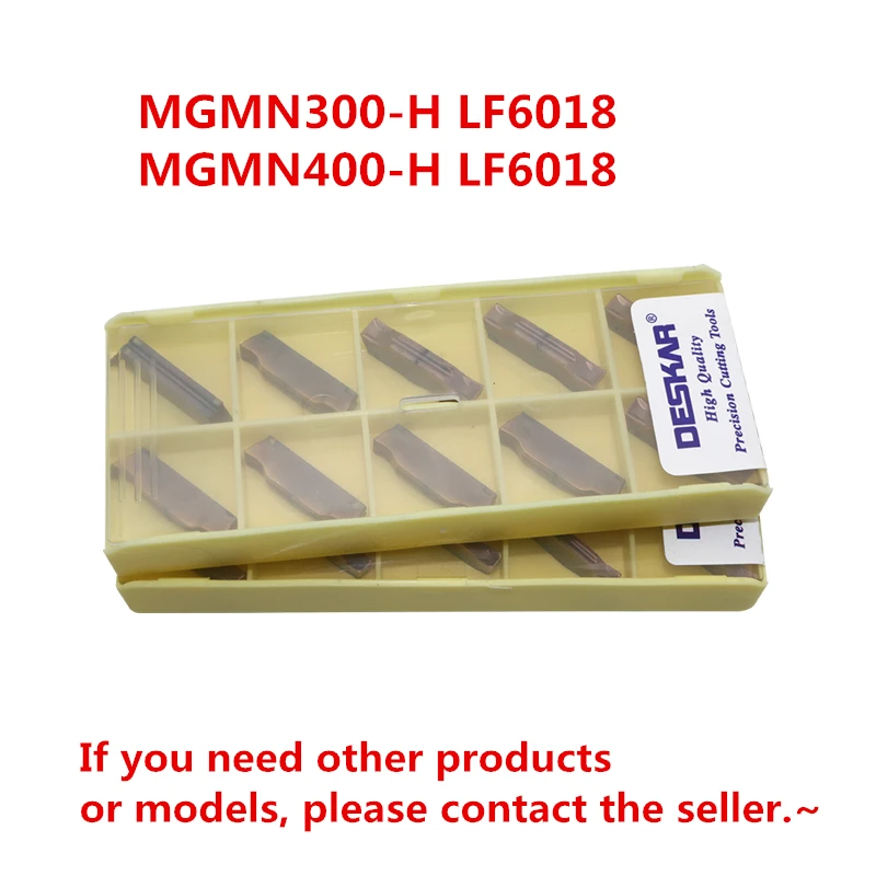 

DESKAR MGMN300-H LF6018/MGMN400-H LF6018 Grooving Inserts,Cutting inserts,For stainless steel Free shipping