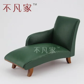 

Fine 1/12 Scale Miniature Furniture Elegant Green Lovely Sofa For Dollhouse