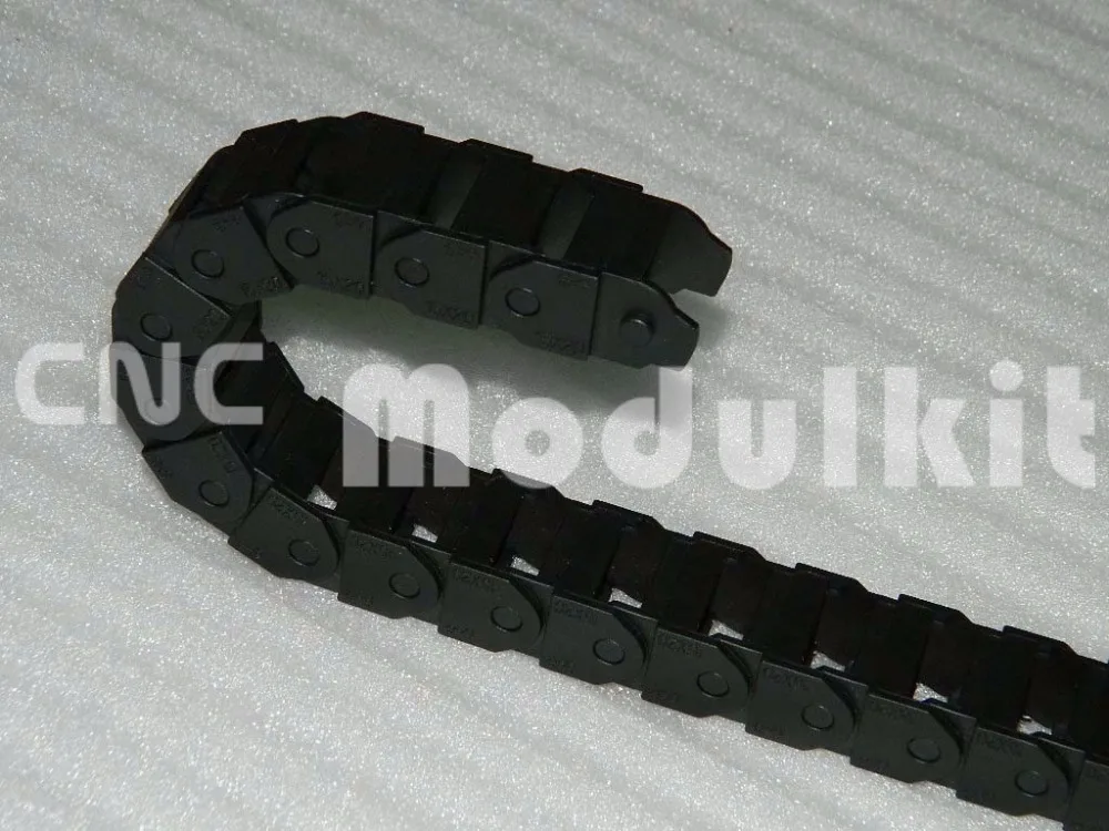 

CNC Machining Center Cable Drag Chain Opened 39.37'' Internal Size 15 X 20 Wire Carrier Industrial Nylon Plastic CNC Modulkit