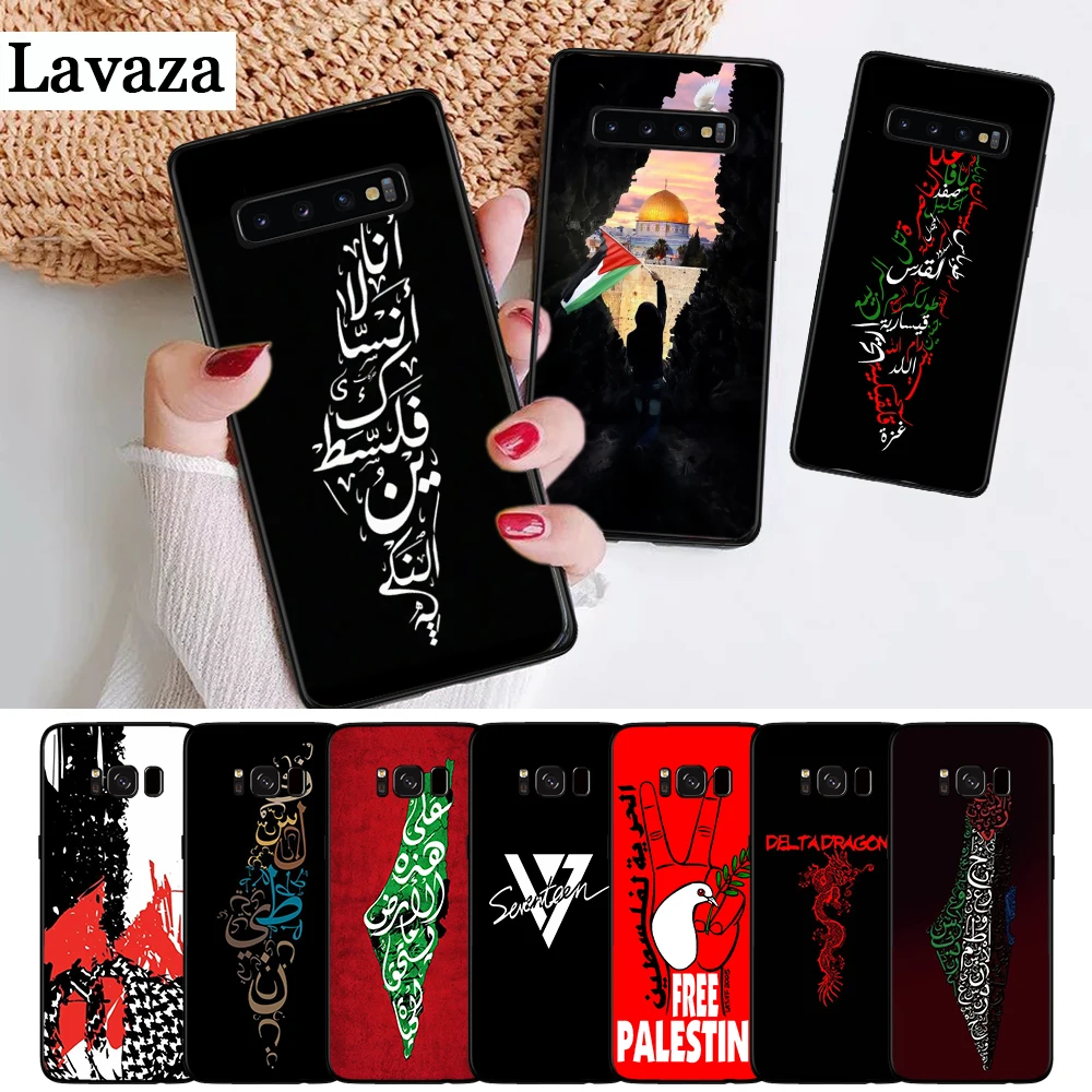 

Lavaza Palestine Broadsword Unique Design Silicone Case for Samsung S6 Edge S7 S8 Plus S9 S10 S10e Note 8 9 M10 M20 M30