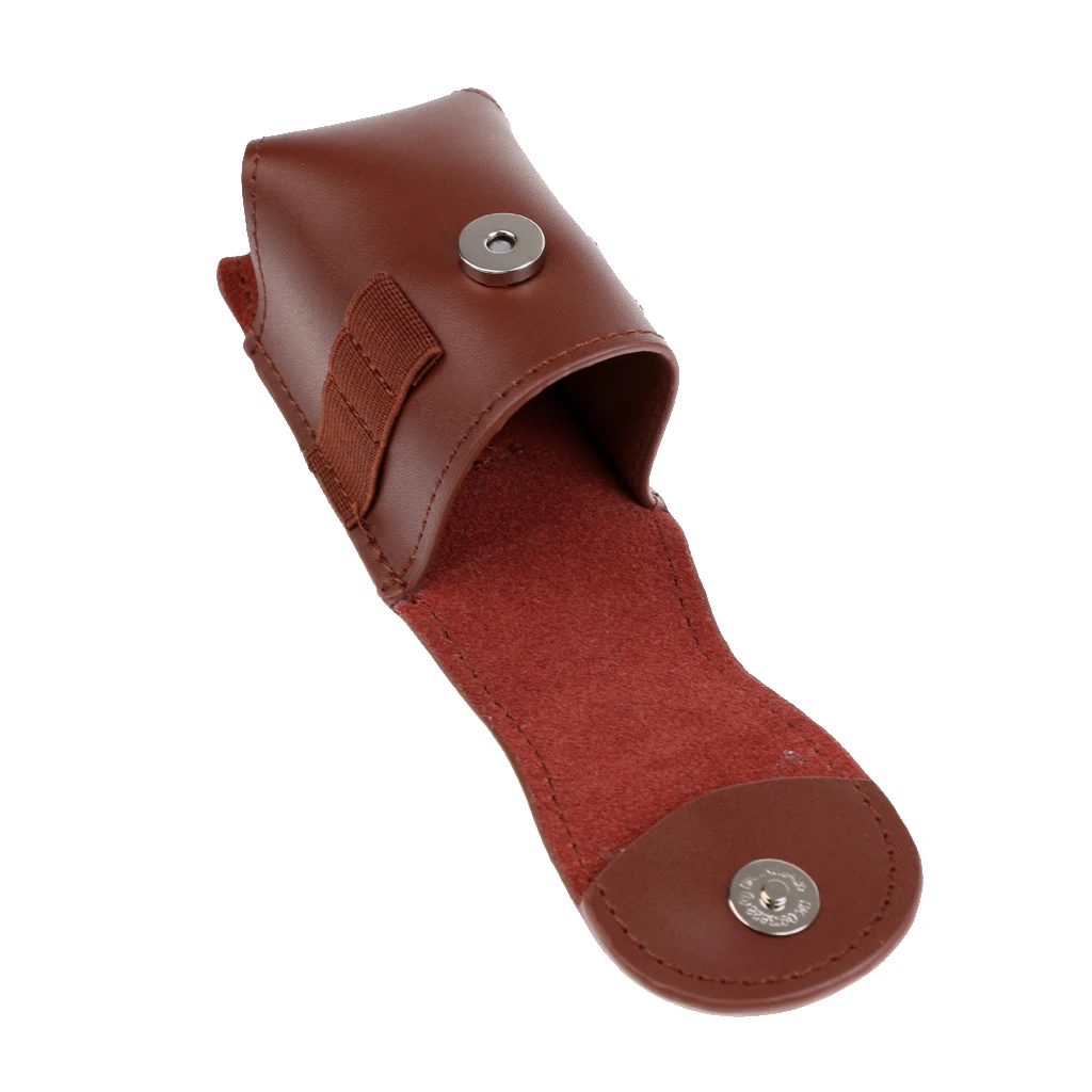 Mini Portable Leather Clip On Golf Ball Holder Pouch Tees Storage Bag