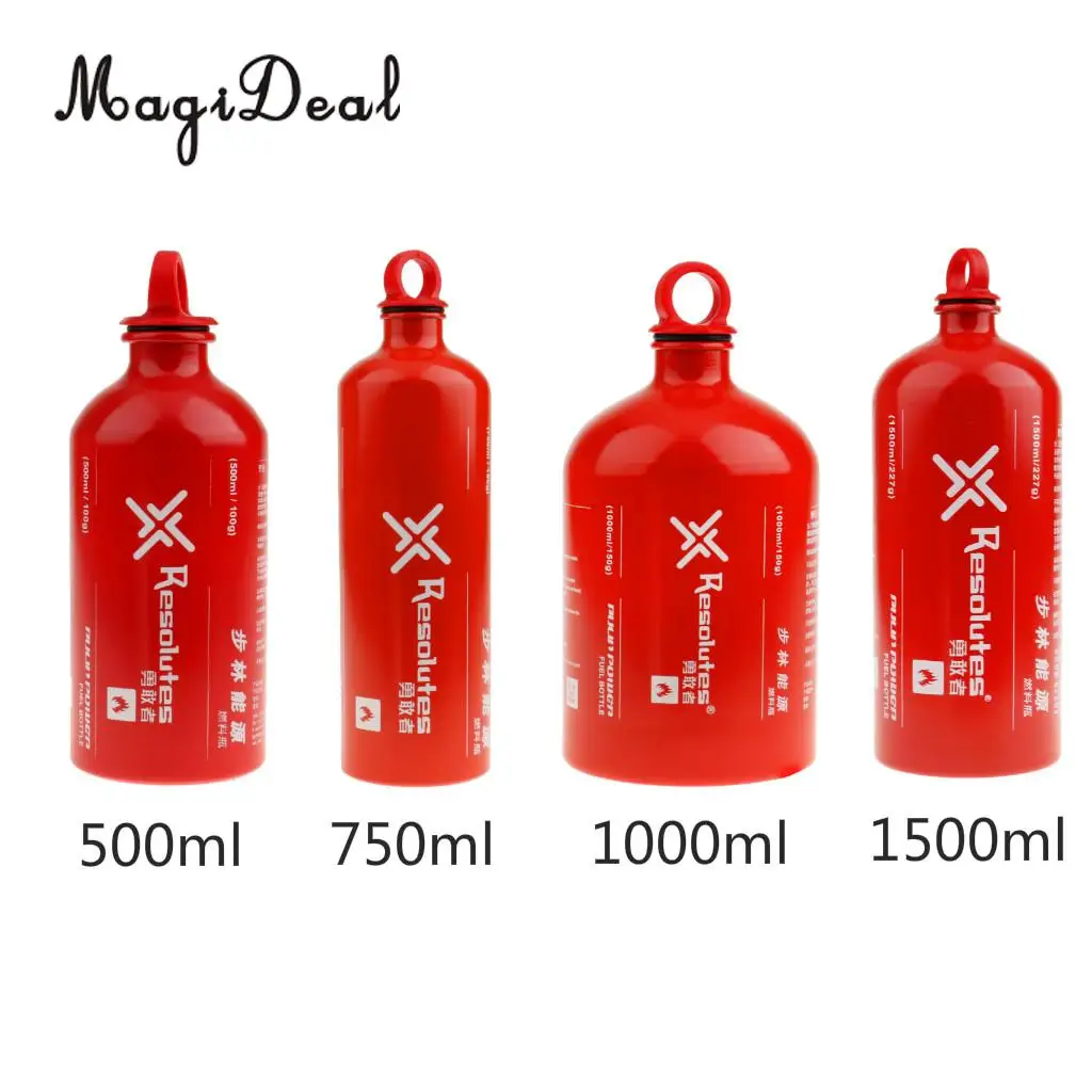 MagiDeal Safety Новая легкая алюминиевая бутылка для жидкого топлива кемпинга газовая