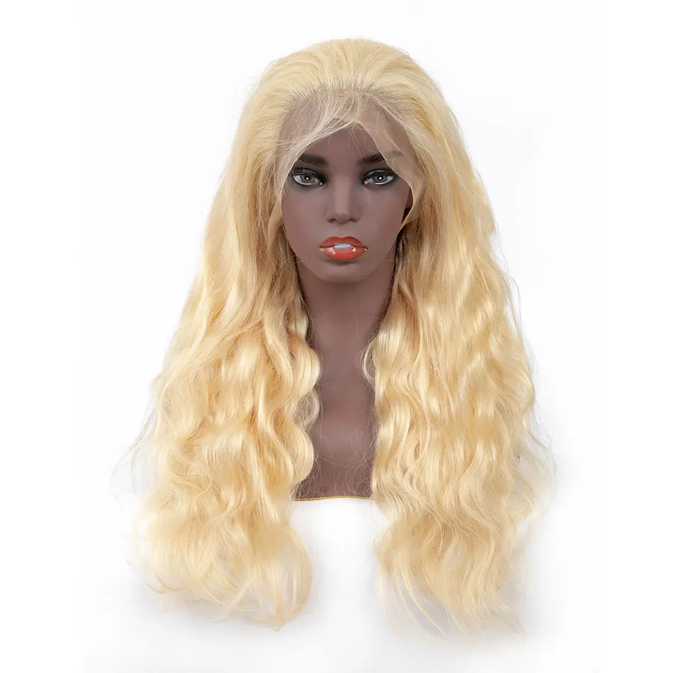 

[Bestsojoy] Body Wave 13*4 Lace Front 8''-22" M Remy Human Hair Wigs 150% Density 613 Blonde Body Wave Wigs For Black Women