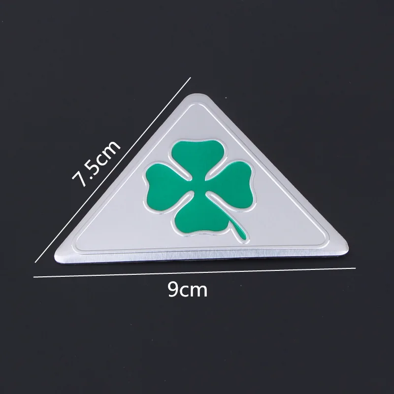 3 шт. для Alfa Romeo Quatrefoil Green Delta 147 156 166 GT Автомобильная боковая защита от брызг эмблема