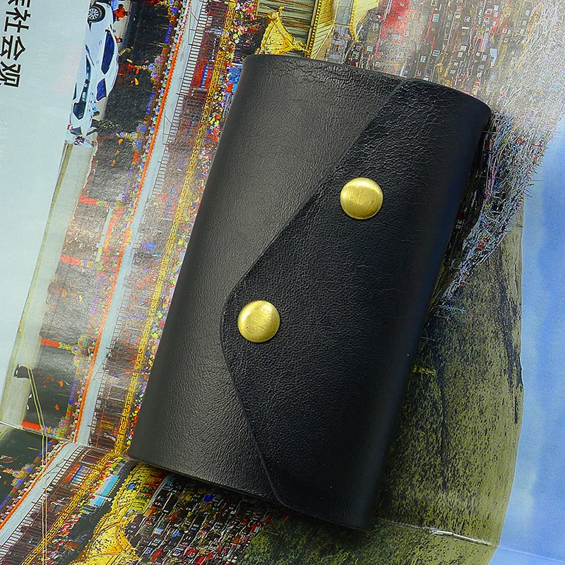 

Genuine Leather Key Case Key Bag Key Pack Key Holder Can Hold 8 Keys And 3 Bank Cards MODEL 1109k
