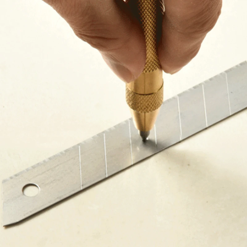 

5 Inch Automatic Center Pin Punch Spring Loaded Marking Starting Holes Tool Automatic Center Punch Dot Punch Woodwork Tool
