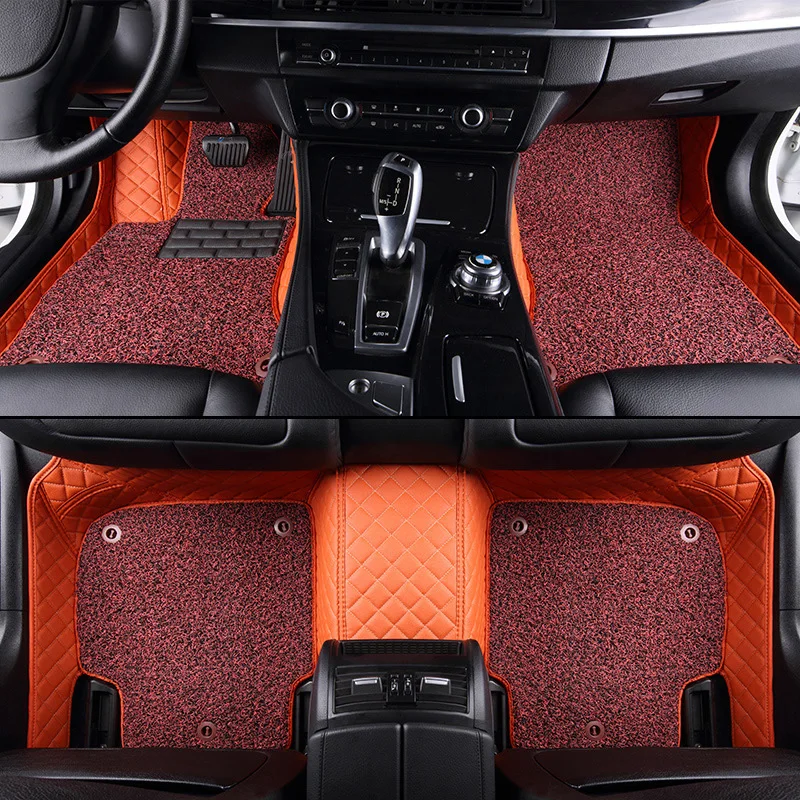 

Custom fit car floor mats for Land Rover Discovery 3/4 freelander 2 Sport Range Rover Sport Evoque 3D car styling carpet liners