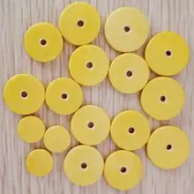 Профессиональный Желтый флейта колодки 16 открытое отверстие Стандартный Размеры колодки корпуса коврик звук отверстие площадку инструмент ремонт Запчасти