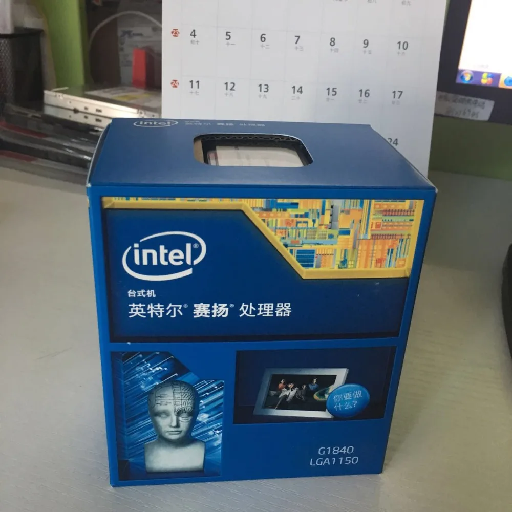 Новая и оригинальная официальная версия Intel G1840 dual CPU 1150 игла гарантия качества в