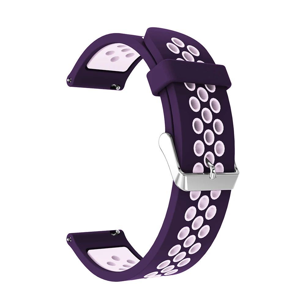 20 мм 22 мм Силиконовые Резиновые шестерни S3 Ремешки для наручных часов для samsung Galaxy Watch Active Galaxy Watch 46 мм ремешок Galaxy Watch 42 мм браслет
