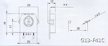 Price 1000pcs G13 T8 Lamp Socket Light Holders For Grill Light, Led Light Tube Etc