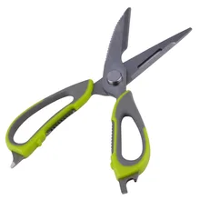 Tijeras de Acero Inoxidable Tijeras de Cocina Con Soporte Magnético OUTAD Cortador Cuchillo para pescado Huesos De Aves De Corral pollo herramientas de Cocina