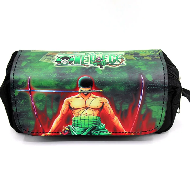 Цельный чехол для карандаша luffy карандашей roronoa zoro аниме косметичка|Косметички| |
